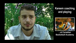 Click to watch Kareem Alakhras Talkie 1 - "Basketball Journey"
