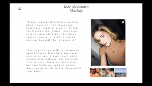 Click to watch Kier Alexandra Mackay Talkie 3 - "Beginning to Blog"